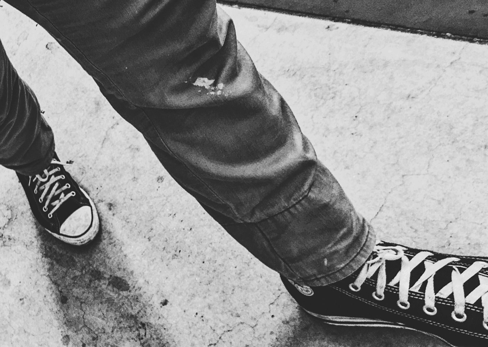 Bequeme Schnürschuhe beim Gehen
