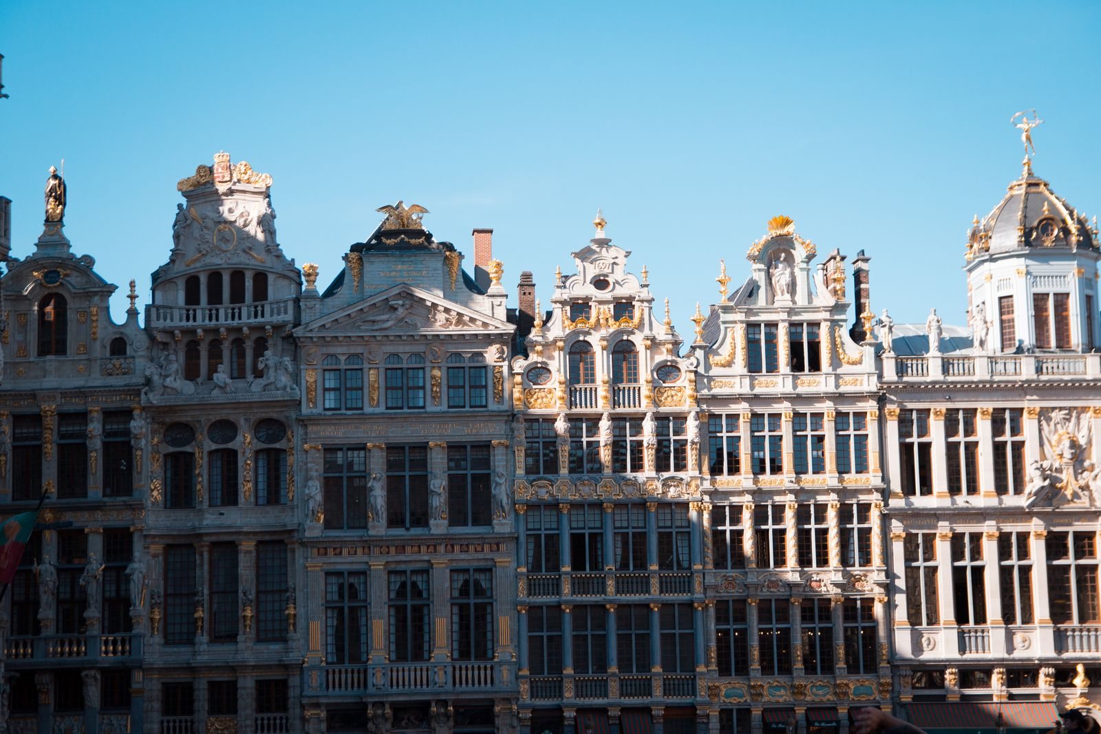 Historische Fassaden an der Brüsseler Grand Place